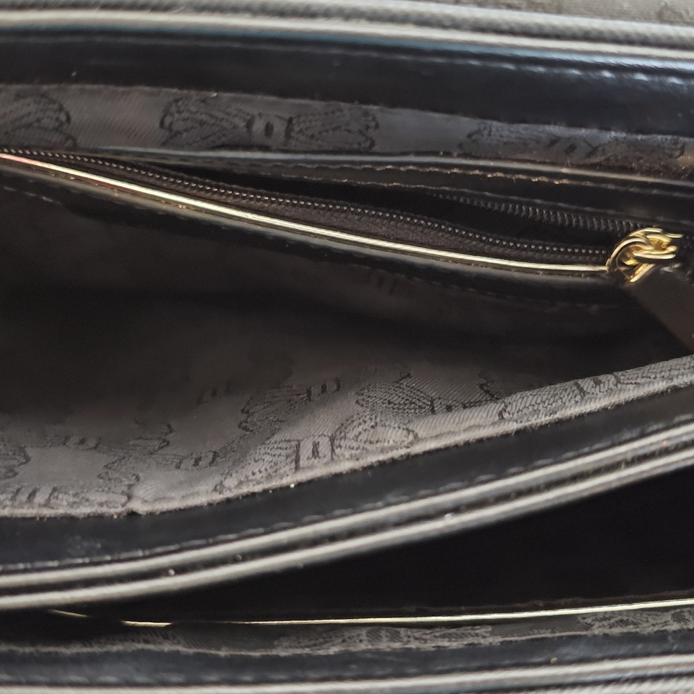*UNIQUE* Ted Baker Black Satchel with Floral Embellishments - Picture 16 of 16